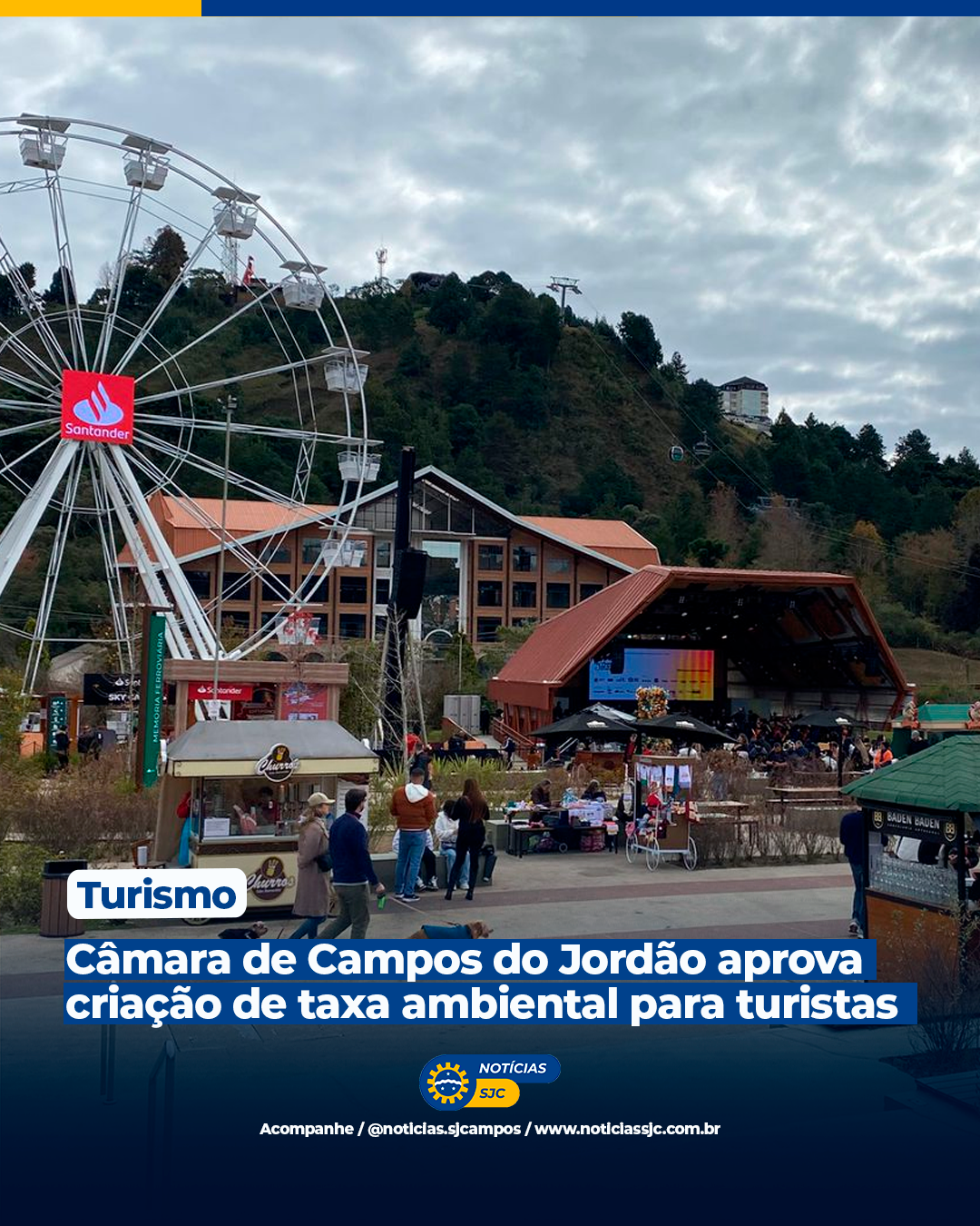 Câmara de Campos do Jordão aprova criação de taxa ambiental para turistas