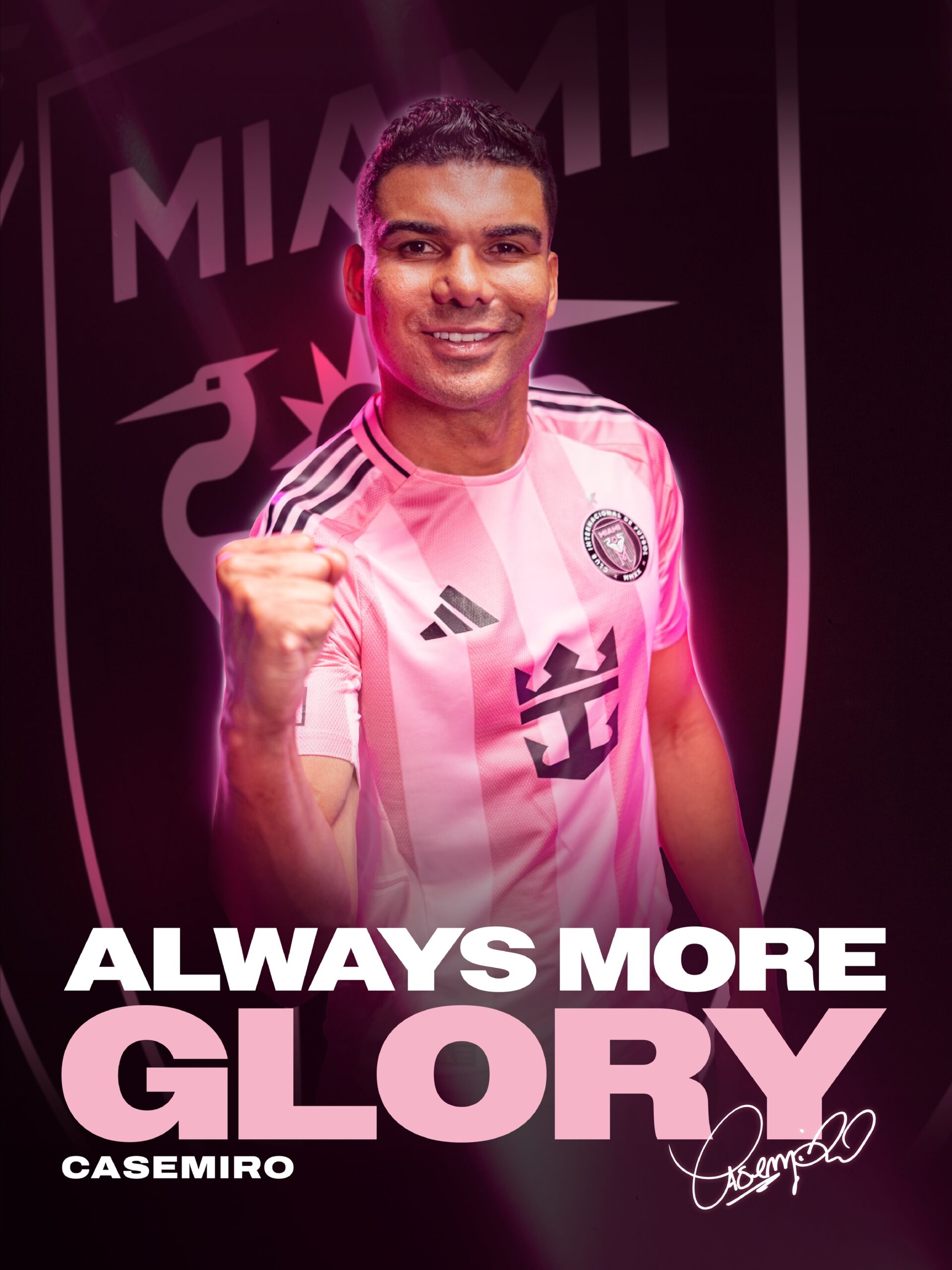 Joseense Casemiro é anunciado pelo Inter Miami e vai jogar ao lado de Messi