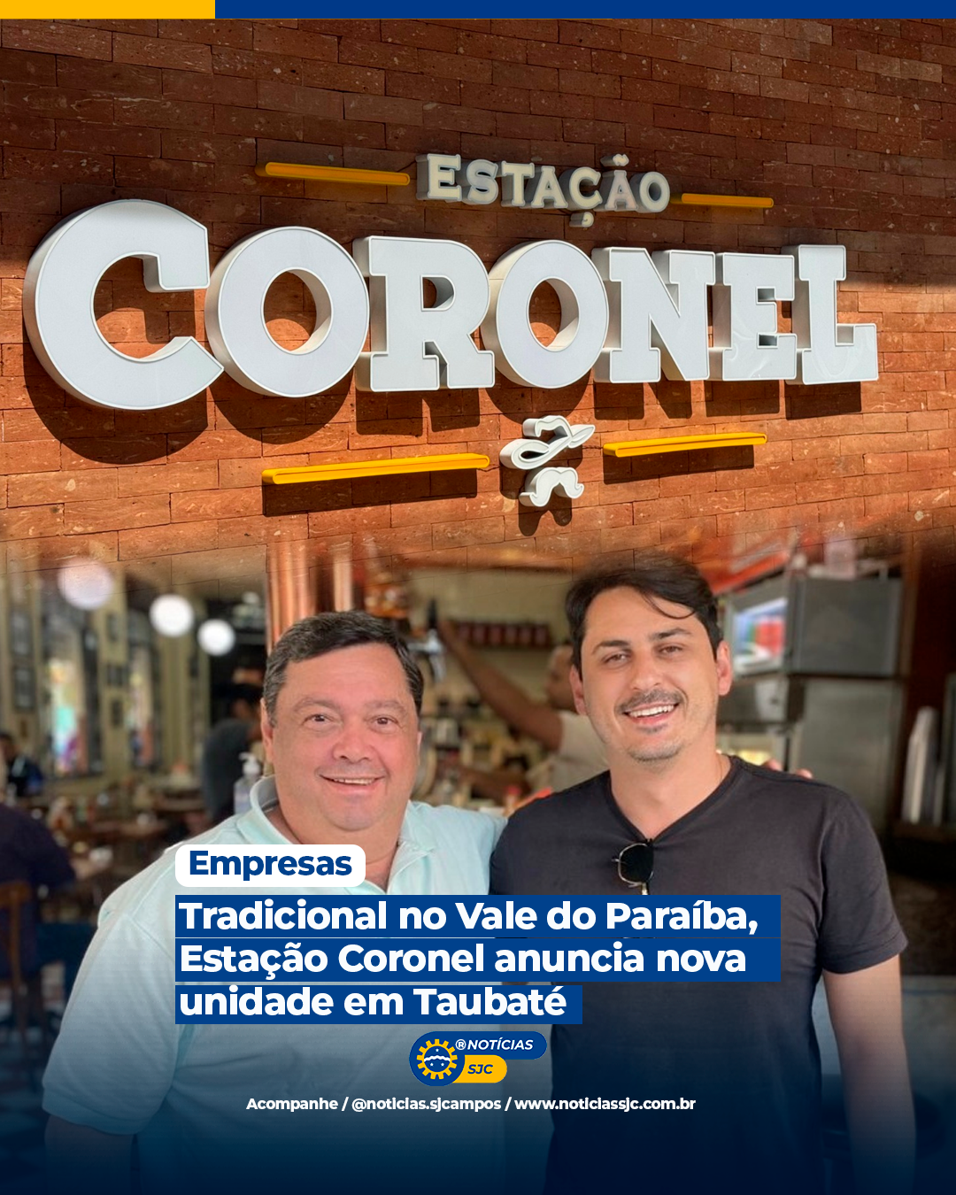 Tradicional no Vale do Paraíba, Estação Coronel anuncia nova unidade em Taubaté