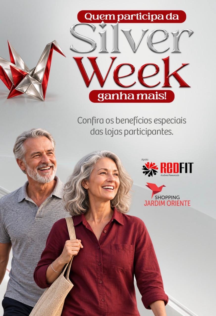 Silver Week transforma o Shopping Jardim Oriente em ponto de encontro para o público 50+ com experiências gratuitas e promoções