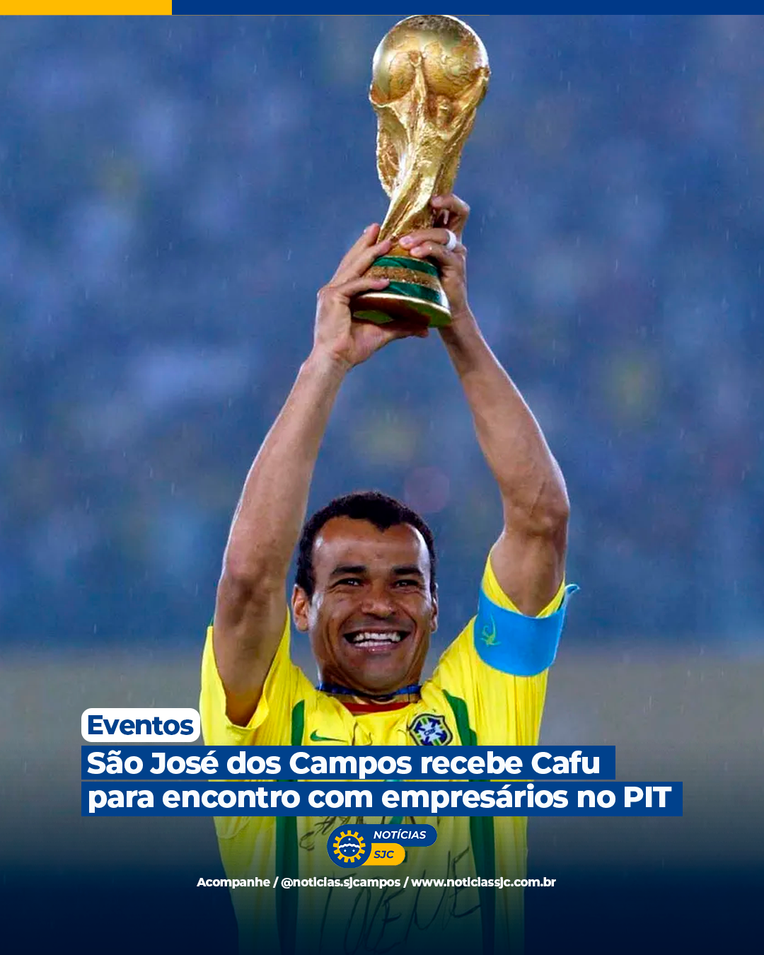 São José dos Campos recebe Cafu para encontro com empresários no PIT