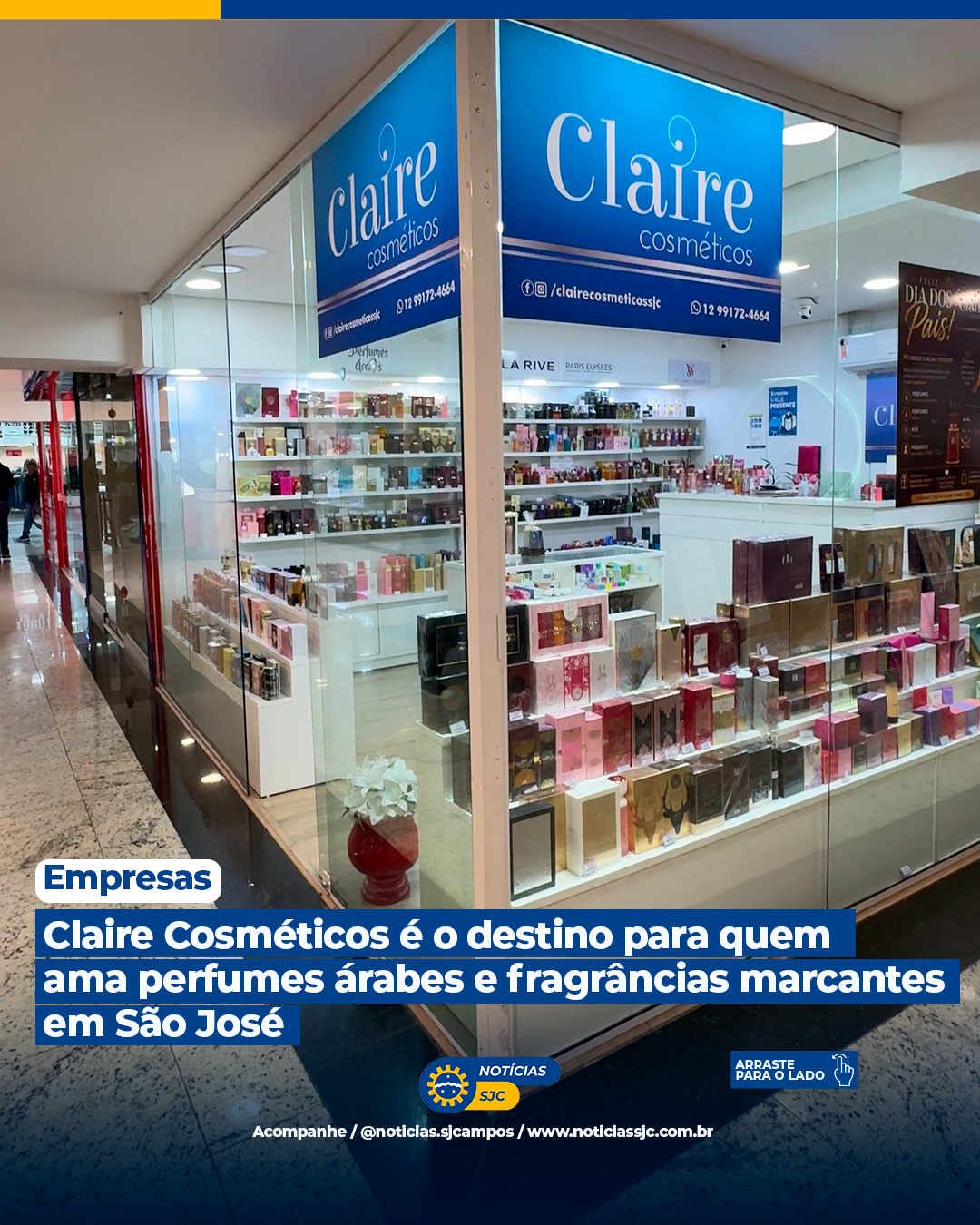 Claire Cosméticos é o destino para quem ama perfumes árabes e fragrâncias marcantes