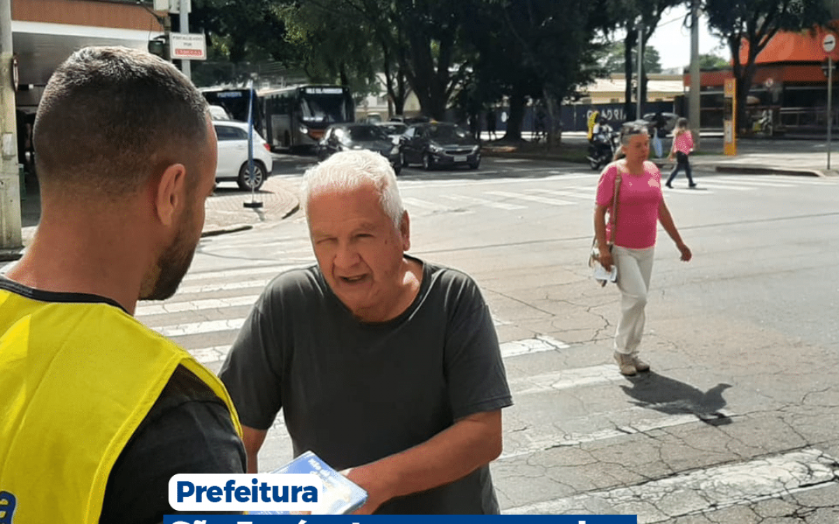 São José retoma campanha “Não Dê Esmola, Dê Cidadania” e reforça acolhimento social