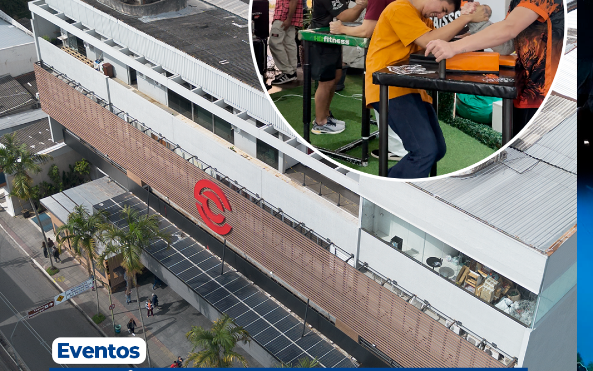 Shopping Centro promove campeonato de braço de ferro e sorteios na campanha de Dia dos Pais